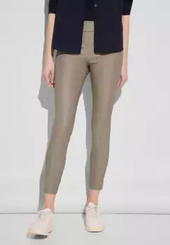 Леггинсы STREET ONE, имитация искусственной кожи, бежевый