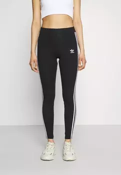 Леггинсы STRIPES COMPRESSION Leggings adidas Originals, черный