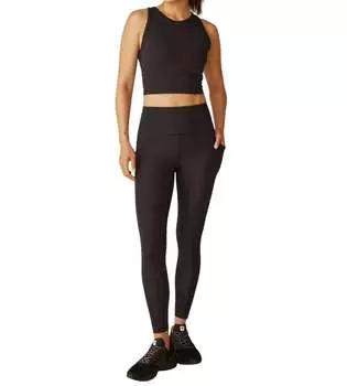 Леггинсы Strive Pocket Midi черного цвета BEYOND YOGA