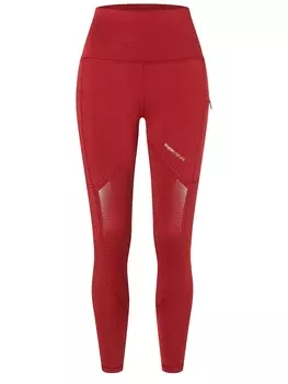Леггинсы super.natural Funktionelle Running Tights mit Reflektoren, красный
