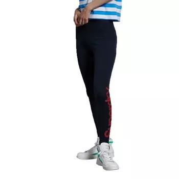 Леггинсы Superdry Core Logo Graphic, черный