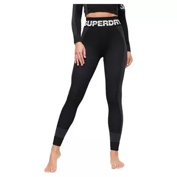 Леггинсы Superdry Seamless Baselayer High Waist, черный