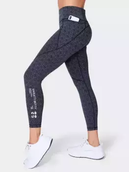 Леггинсы Sweaty Betty Power 7/8 Gym, цвет black chain reflective print