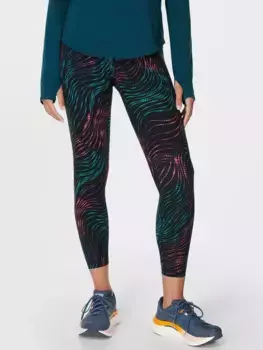 Леггинсы Sweaty Betty Power 7/8 Workout, цвет black/gradient/wave