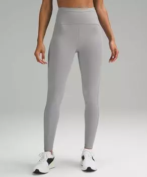 Леггинсы Swift Speed с высокой посадкой Lululemon, серый