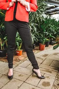 Леггинсы Taylor со швом черного цвета Lysse