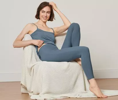 Леггинсы Tchibo, дымчатый синий