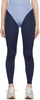 Леггинсы темно-синего цвета 80-х HROS