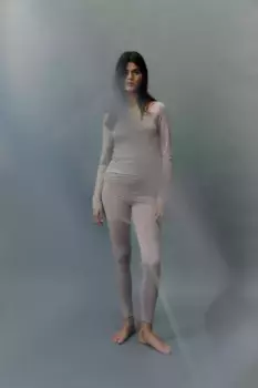 Леггинсы термолит H&M, серый