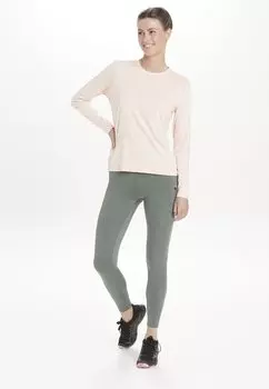 Леггинсы THADEA POCKET XQL Endurance, цвет desert green