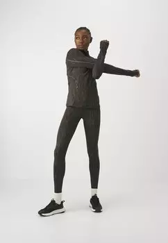 Леггинсы Therma Boost 2.0 Reflective Running Leggings Sweaty Betty, темно-серый