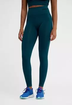 Леггинсы TIF SEAMLESS HIGH WAIST Hummel, темно-синий