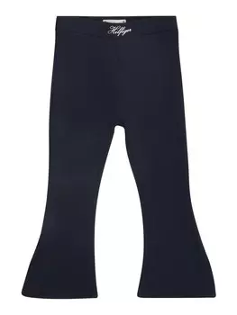 Леггинсы TOMMY HILFIGER Regular Leggings VARSITY FLARE LEGGING, темно-синий