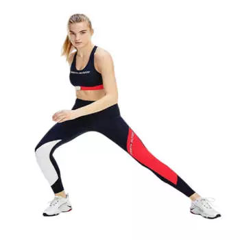 Леггинсы Tommy Hilfiger Sport Moisture Wicking, темно-синий
