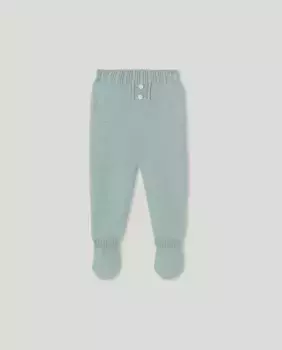 Леггинсы трикотажные унисекс с застежкой спереди и пуговицами Coconut El Corte Ingls, зеленый