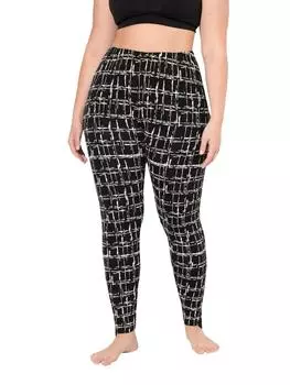 Леггинсы Ulla Popken Lederhose, черный