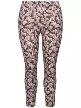 Леггинсы Ulla Popken Lederhose, цвет dunkles taupe