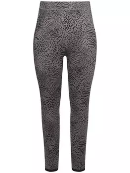 Леггинсы Ulla Popken Lederhose, цвет graphitgrau