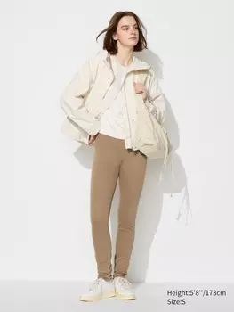 Леггинсы ultra stretch длинные Uniqlo, коричневый