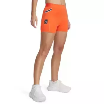 Леггинсы Under Armour Run 96 short, оранжевый