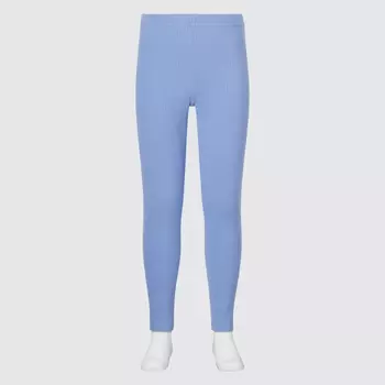 Леггинсы Uniqlo Girls Ribbe, синий