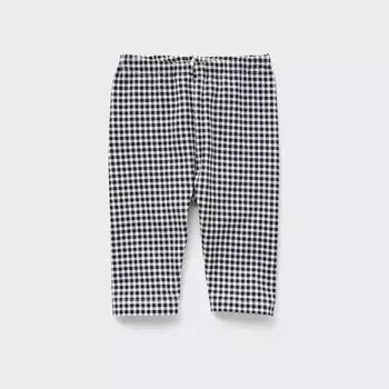 Леггинсы UNIQLO стандартного кроя длинной 3/4, черный