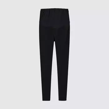 Леггинсы UNIQLO ультраэластичные для беременных, черный