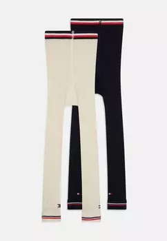 Леггинсы UNISEX 2 PACK Leggings Tommy Hilfiger, кремовый