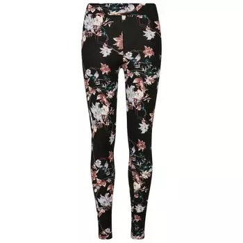 Леггинсы Urban Classics AOP, черный