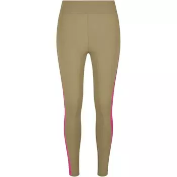 Леггинсы Urban Classics Color Block, зеленый