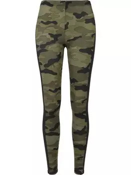 Леггинсы Urban Classics, цвет woodcamo/blk