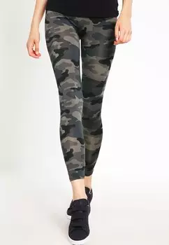 Леггинсы Urban Classics Ladies Camo Leggings, серый
