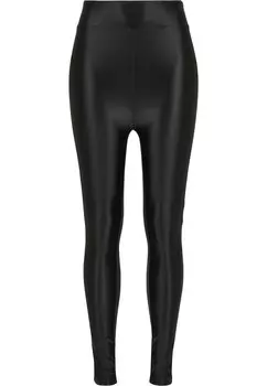 Леггинсы Urban Classics Ladies Highwaist Shiny Metallic Leggings, черный