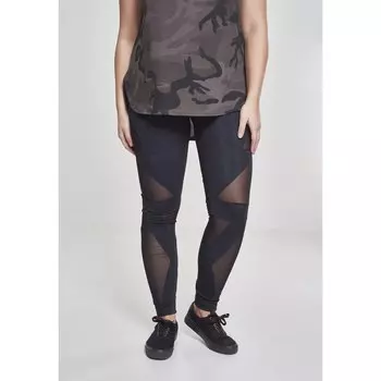 Леггинсы Urban Classics Mesh , черный