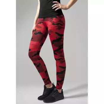 Леггинсы Urban Classics Skinny, красный