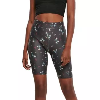 Леггинсы Urban Classics Soft Aop Cycle Short, черный