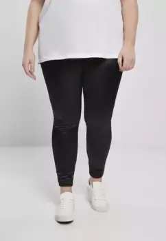 Леггинсы URBAN CLASSICS " Urban Classics Ladies Shiny High Waist Leggings" (1 шт.), черный