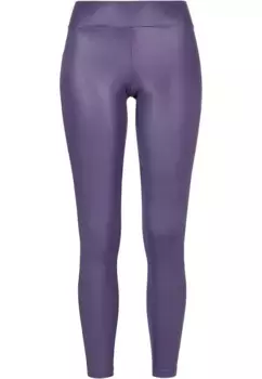 Леггинсы URBAN CLASSICS " Urban Classics Ladies Synthetic Leather Leggings" (1 шт.), фиолетовый