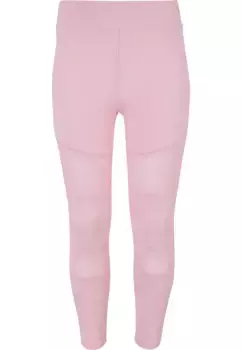 Леггинсы URBAN CLASSICS " Urban Classics Women's Girls Tech Mesh Leggings" (1 шт.), розовый
