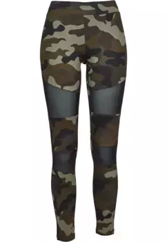 Леггинсы URBAN CLASSICS " Urban Classics Women's Camo Tech Mesh Leggings" (1 шт.), черный