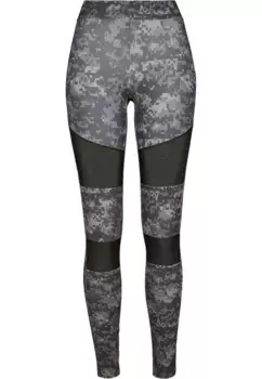 Леггинсы URBAN CLASSICS " Urban Classics Women's Camo Tech Mesh Leggings" (1 шт.), цвет Darkdigital Camo