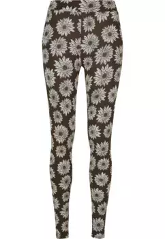 Леггинсы URBAN CLASSICS "Женские мягкие леггинсы Urban Classics AOP " (1 шт.), цвет Browncamomile