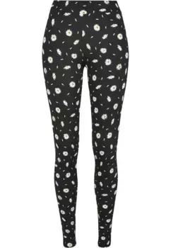 Леггинсы URBAN CLASSICS "Женские мягкие леггинсы Urban Classics AOP " (1 шт.), цвет Blackdaisy