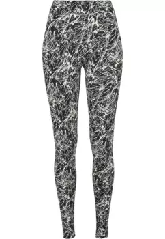 Леггинсы URBAN CLASSICS "Женские мягкие леггинсы Urban Classics AOP " (1 шт.), цвет Blackpaint