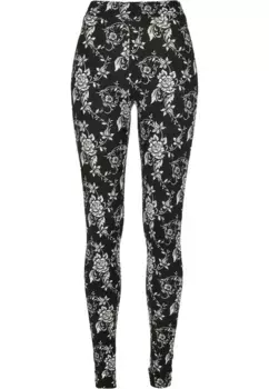 Леггинсы URBAN CLASSICS "Женские мягкие леггинсы Urban Classics AOP " (1 шт.), цвет Blackrose