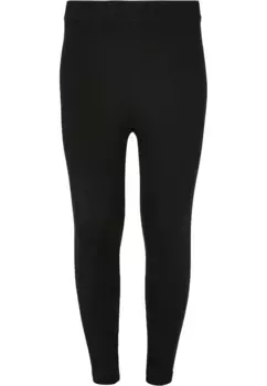 Леггинсы URBAN CLASSICS "Женские трикотажные леггинсы с высокой талией для девочек Urban Classics" (1 шт.), черный