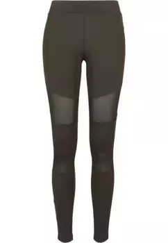 Леггинсы URBAN CLASSICS "Женские женские леггинсы Urban Classics Tech Mesh" (1 шт.), оливковый