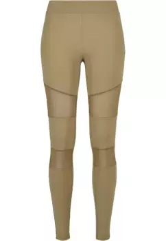 Леггинсы URBAN CLASSICS "Женские женские леггинсы Urban Classics Tech Mesh" (1 шт.), хаки