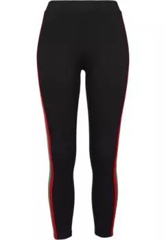 Леггинсы URBAN CLASSICS "Женские женские трехцветные леггинсы Urban Classics с лентой " (1 шт.), зеленый