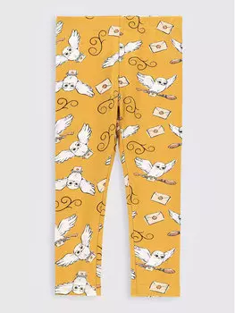 Леггинсы узкого кроя Coccodrillo, желтый